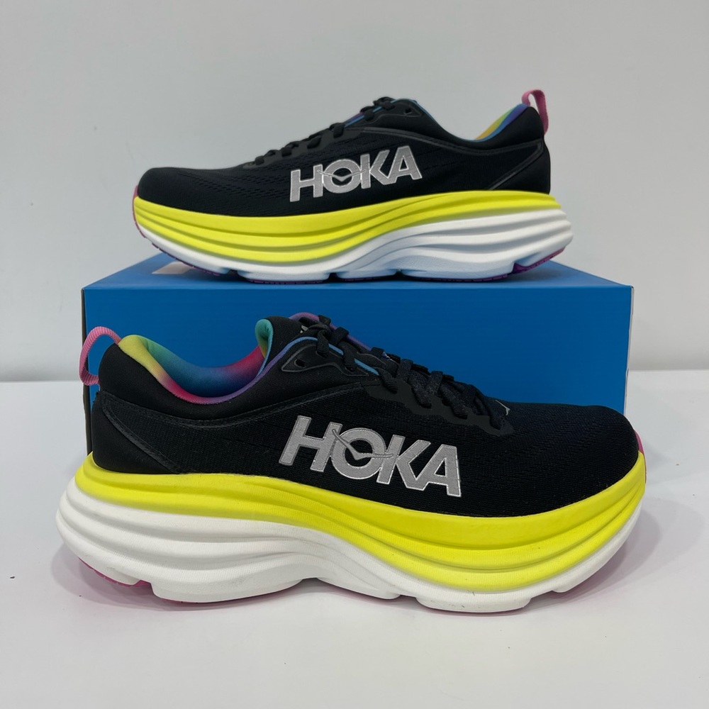 Hoka One One Bondi 8 1123202/BCL Walking Running Shoe Sneaker Men Size 9 D